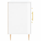 Sideboard High Gloss White 100x36x60 cm Engineered Wood 828158