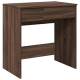 Dressing Table with Mirror Brown Oak 73x46.5x120 cm 848226
