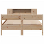 Bookcase Bed without Mattress 140x190cm Solid Wood Pine 3322954