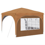 Pop-up Party Tent 290 x 290 x 245 cm Beige 42019859