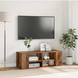 TV Cabinet Set Old Wood 102 x 35 x 35 cm Engineered Wood 875125