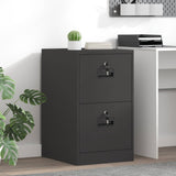 File Cabinet Black 44 x 50 x 74.5 cm Cold-Rolled Steel 891592