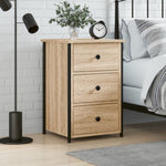 ZNTS Bedside Cabinet Sonoma Oak 40x36x60 cm Engineered Wood 825995