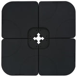 Garden Parasol with Portable Base Sand 276344