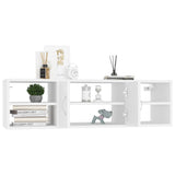 Wall Shelf White 102x30x29 cm Engineered Wood 806256