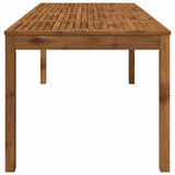 Garden Dinner Table Natural 180 x 88.5 x 75 cm 901253