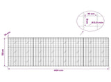 Gabion with 3.5 mm Wire and 10x10 cm Mesh 400x20x150 cm 3463130