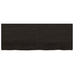 Table Top Dark Brown 160x60x cm Treated Solid Wood Oak 3156450