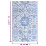 ZNTS Outdoor Carpet Baby Blue 190x290 cm PP 310455