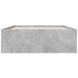 Bed Frame without Mattress Concrete Grey 135x190 cm Double 3280947