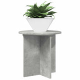 Plant Stand 2 pcs Concrete Grey 40 x 40 x 40 cm Engineered Wood 899729