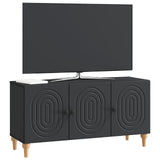 TV Cabinet Black 99 x 34.5 x 50 cm Engineered Wood 894256