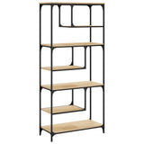 Bookcase Sonoma Oak 81x36x176 cm Engineered Wood 836224