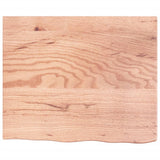Table Top Light Brown 60x50x cm Treated Solid Wood Oak 3156349