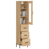Highboard Sonoma Oak 34.5x34x180 cm Engineered Wood 3199244