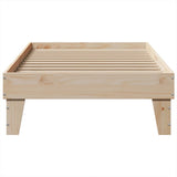 Bed Frame without Mattress 100x200 cm Solid Wood Pine 855361
