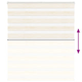 Zebra Blind Marble Beige 135x150 cm Fabric Width 130.9 cm Polyester 4014658
