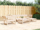 5 Piece Garden Lounge Set Solid Wood Pine 3216915