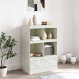 Highboard White 67x39x95 cm Steel 841804