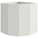 Corner Planter White 45 x 45 x 50 cm Steel 883669