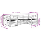 Sectional Sofa Set 6 pcs Natural 3375384