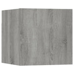 ZNTS 8 Piece TV Cabinet Set Grey Sonoma Engineered Wood 3114500