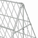 Rabbit Cage Silver 650 x 100 x 85 cm Galvanised Steel 42019231