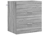 Bathroom Furniture Set Grey Sonoma 61 x 40 x 84.5 cm 3404371