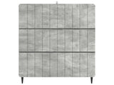 Drawer Cabinet Concrete Grey 66 x 34.5 x 92 cm Engineered Wood 894378