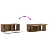 Wall-Mounted TV Cabinet Wall-mounted Old Wood 78.5 x 31 x 30 cm 898723