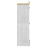 Wardrobe Corona White 102x52x186 cm Solid Wood Pine 4012155