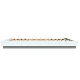 Bed Frame without Mattress White 160x200 cm 3281175