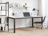 Dining Table White 140 x 80 x 75 cm Solid Pine Wood 892790
