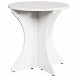 Coffee Table 2 pcs White Solid pine wood 873566