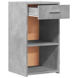 Bedside Cabinets 2 pcs Concrete Grey 35x34x65 cm Engineered Wood 840583