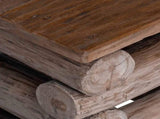 Stool Natural 30 x 30 x 38 cm Solid Teak Wood 42012368