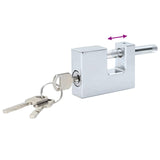 Padlock 12 pcs Silver Steel 42020737