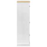 Wardrobes with Drawer White 76 x 50 x 170 cm Solid Pine Wood 42024936