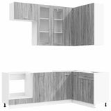 Kitchen Unit LYON 8 pcs Grey Sonoma Engineered Wood 3438520
