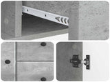 Sideboard Concrete Grey 89 x 34.5 x 60 cm Engineered Wood 895578