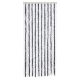 241224 Insect Curtain Grey and White 90x220 cm Chenille