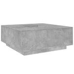 ZNTS Coffee Table Concrete Grey 100x100x40 cm Engineered Wood 3284052