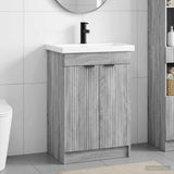 Bathroom Furniture Set Grey Sonoma 56 x 37.5 x 81 cm 3404150