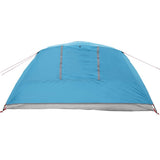 Camping Tent Cabin 4-Person Blue Waterproof 94714
