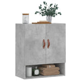 Wall Cabinet Concrete Grey 60x31x70 cm Engineered Wood 829888