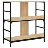 Bookshelf Sonoma Oak 78.5x33x82 cm Engineered Wood 835245