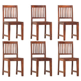 Dining Chairs 6 pcs Solid Mango Wood 3053183