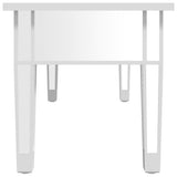 Mirrored Coffee Table 106x45x45 cm Engineered Wood and Glass 348528