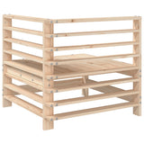 Garden Corner Sofa Solid Wood Pine 825604