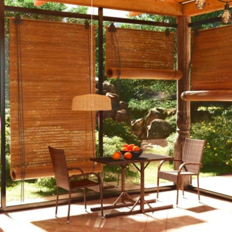 ZNTS 3 Piece Garden Dining Set Brown 3072451